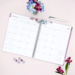 Blue Sky 2021 Weekly & Monthly Planner, Flexible Cover, Twin-Wire Binding, 8.5" x 11", Laila (125889) - Image 2
